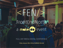 Tablet Screenshot of frontendnorth.com